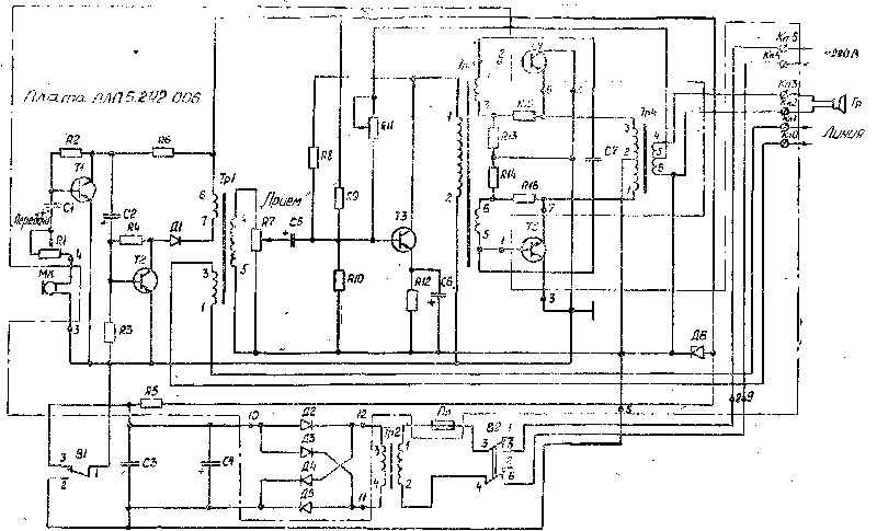 Схема электрическая принципиальная прибора ПГС-10